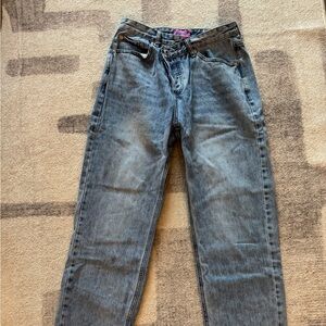 Edikted Women's Straight Leg Blue Jeans